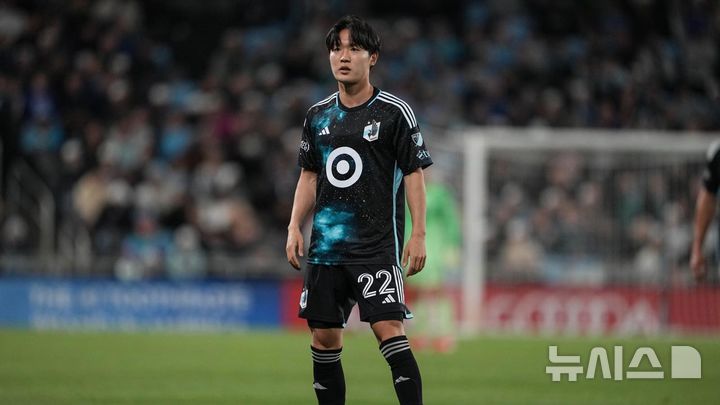 [서울=뉴시스] 미국 프로축구 메이저리그사커(MLS) 미네소타 유나이티드 미드필더 정호연. (사진=미네소타 유나이티드 SNS 캡처) *재판매 및 DB 금지