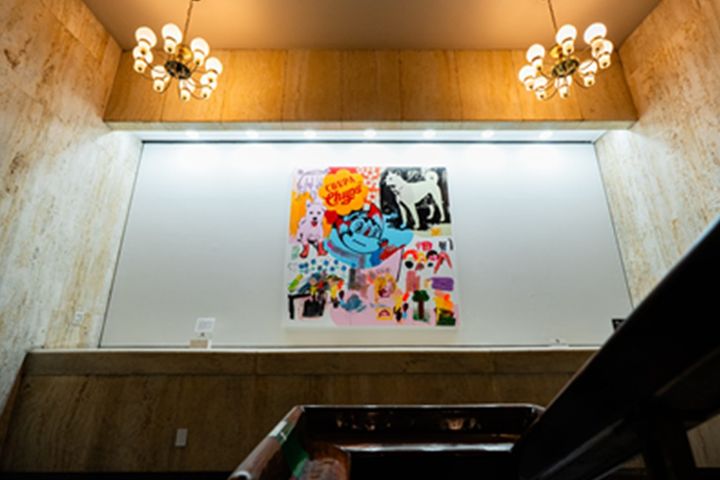 세종문화회관 대극장 계단에 선보인 아토마우스 이동기 작가 작품. *재판매 및 DB 금지