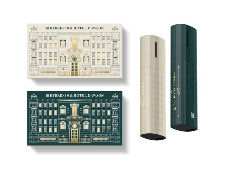 [서울=뉴시스] KT&G가 뷰티 라이프스타일 브랜드인 호텔도슨과 협업한 '릴 하이브리드 3.0 호텔도슨 에디션' (사진=KT&G 제공)  *재판매 및 DB 금지