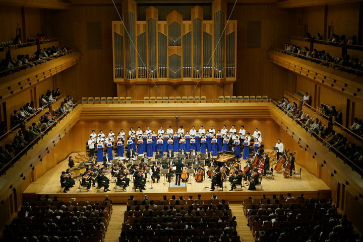 [서울=뉴시스] '2025 한일국교정상화 60주년 기념음악회' 도쿄 실황 공연. (사진=국립합창단 제공) 2025.07.21. photo@newsis.com *재판매 및 DB 금지