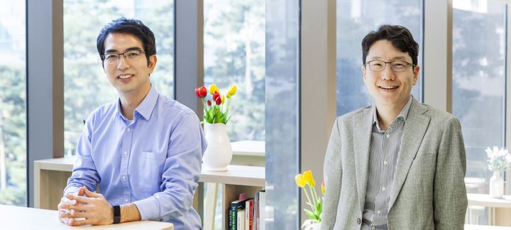 [서울=뉴시스]LG AI연구원은 21일 신임 공동 연구원장에 이홍락 부사장(사진 왼쪽)과 임우형 상무를 선임했다. (사진 = LG) 2025.07.21. photo@newsis.com&nbsp; *재판매 및 DB 금지