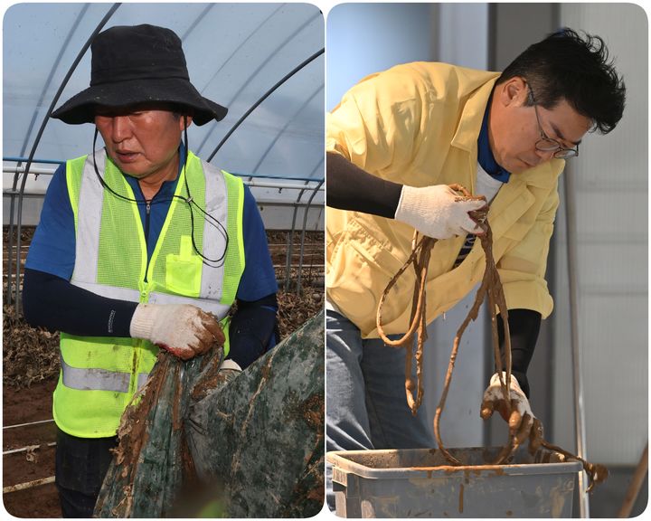 수해복구 활동하는 정청래-박찬대 의원. (사진=뉴시스DB)&nbsp; *재판매 및 DB 금지