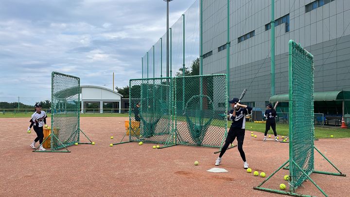 지난해 합숙 훈련을 하고 있는 소프트볼 청소년대표팀. (사진=대한야구소프트볼협회 제공) *재판매 및 DB 금지