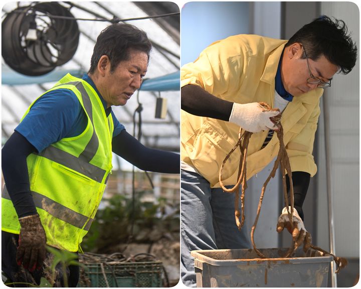 호남지역 수해복구 나선 정청래, 박찬대 의원. *재판매 및 DB 금지