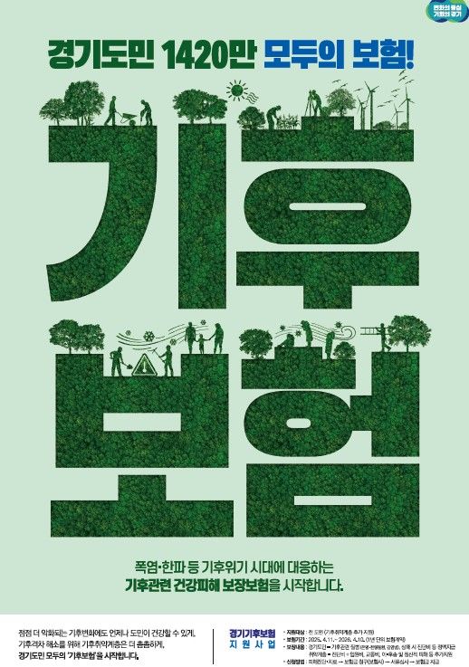 '경기 기후보험' 시행 100일…78명 혜택