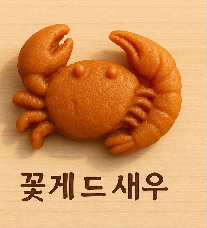 [태안=뉴시스] 충남 태안군이 도시재생사업 일환으로 주민제안사업 공모를 통해 선정한 대하·꽃게빵(꽃게 드 새우) 이미지. (사진=태안군 제공) 2025.07.22. photo@newsis.com *재판매 및 DB 금지