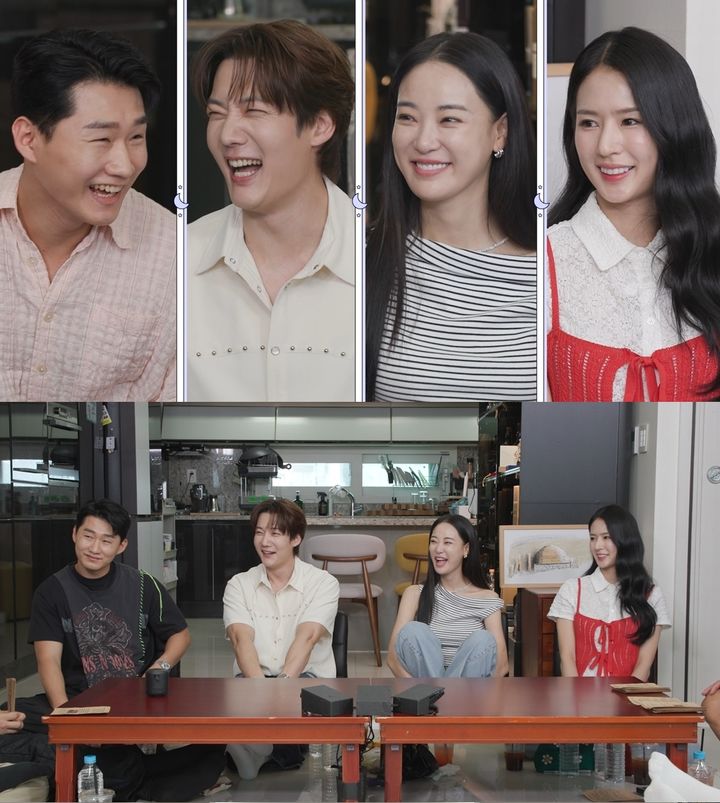 왼쪽부터 신규진, 최진혁, 이주연, 박기량