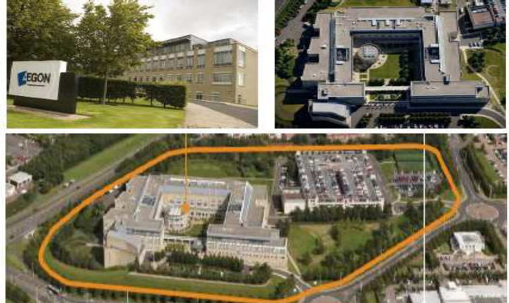 현대유퍼스트부동산투자신탁30호가 투자하는 영국 스코틀랜드 에든버러 소재 오피스 빌딩. (사진=현대자산운용 투자설명서 갈무리) *재판매 및 DB 금지