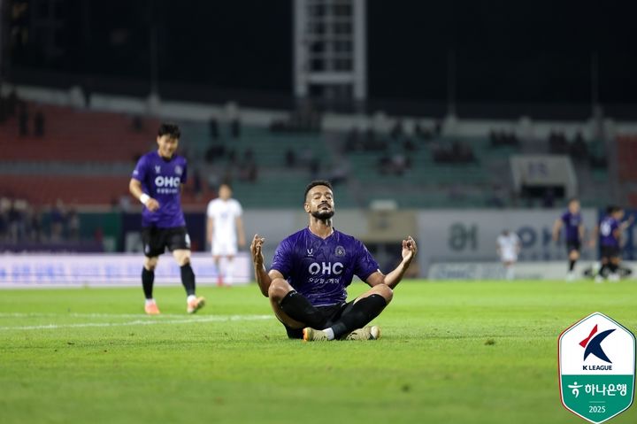 [서울=뉴시스] 프로축구 K리그1 FC안양의 모따. (사진=한국프로축구연맹 제공)