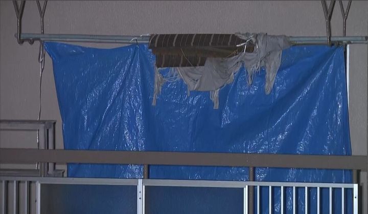 [뉴시스] 어머니의 시신이 발견된 미야와키 타케히사의 자택 모습. (사진=MBS뉴스) 2025.7.23 *재판매 및 DB 금지