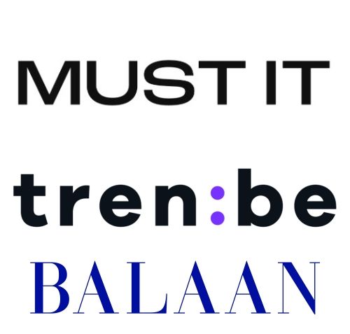 [서울=뉴시스] 23일 아이지에이웍스 모바일인덱스에 따르면 초기 명품 플랫폼인 이른바 '머트발(머스트잇·트렌비·발란)'의 월간활성이용자수(MAU)와 신규 설치 건수가 모두 감소하고 있는 것으로 나타났다.(사진=머스트잇·트렌비·발란 제공) *재판매 및 DB 금지