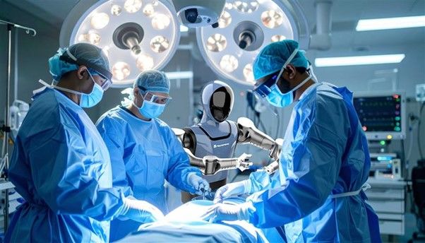 뉴로메카 휴머노이드 수술보조로봇 예상도. (사진=뉴로메카 제공) *재판매 및 DB 금지