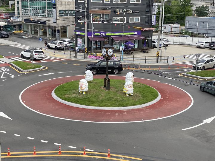 영평읍 버스터미널 앞 교차로. (사진=양평군 제공) photo@newsis.com *재판매 및 DB 금지