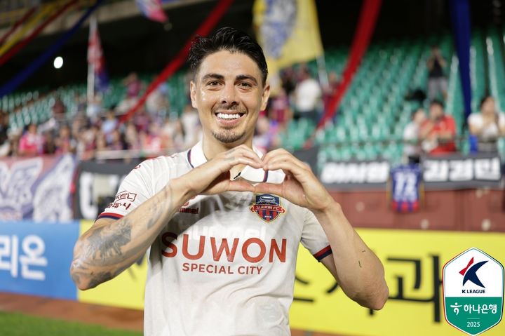 [서울=뉴시스]K리그1 수원FC 윌리안. (사진=한국프로축구연맹 제공)