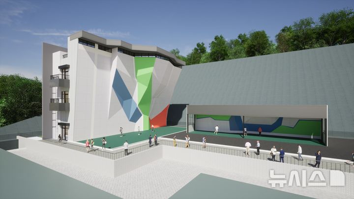 영천 실내 인공암벽장 조감도 