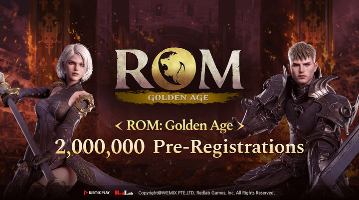 위메이드, 웹3 MMORPG '롬: 골든 에이지' 사전예약 200만 돌파