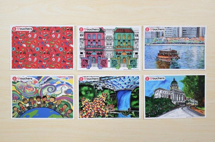 [서울=뉴시스] 싱가포르가 독립 60주년을 기념해 전국민 대상 대규모 소비쿠폰 'SG60 바우처'를 지급하고 있다. 해당 바우처의 모습. (사진 = 스트레이프타임스 캡처) 2025.07.24. *재판매 및 DB 금지