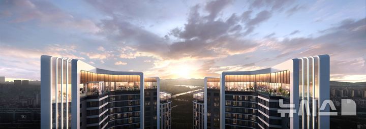 [서울=뉴시스] 래미안 루미원 스카이 커뮤니티. 