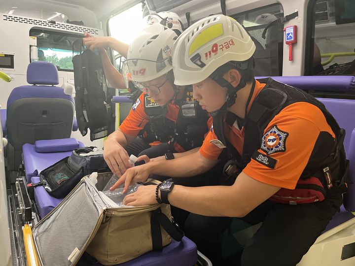 김제소방서, 119폭염구급대 가동…"온열질환 신속 대응"