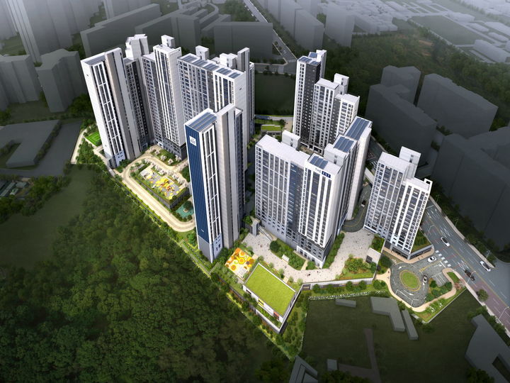 [서울=뉴시스] 동문건설이 짓는 '춘천 동문 디 이스트 어반포레' 조감도. 2025.07.24. (자료=동문건설 제공) photo@newsis.com *재판매 및 DB 금지