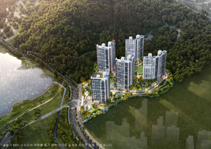 [서울=뉴시스] 대야미역 금강펜테리움 레이크포레 조감도. (사진=금강주택 제공) 2025.07.24. photo@newsis.com *재판매 및 DB 금지