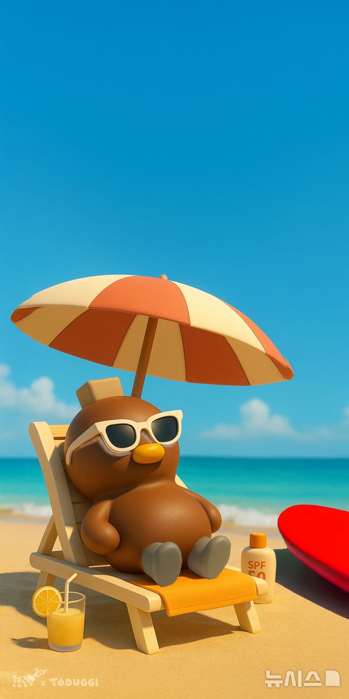 [김해=뉴시스]김해시 캐릭터 토더기 배경화면. (사진=김해문화관광재단 제공). 2025.07.25. photo@newsis.com