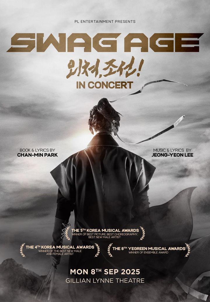 뮤지컬 '스웨그에이지 외쳐, 조선!' 영국 웨스트엔드 공연 포스터. (PL엔터테인먼트 제공) *재판매 및 DB 금지