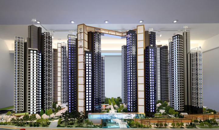 대우건설이 개포우성7차에 제안한 '써밋 프라니티' 모형도. (사진=대우건설 제공) *재판매 및 DB 금지