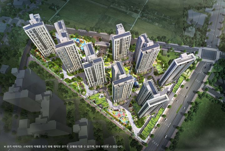 e편한세상 군산 디오션루체 조감도. (사진=DL이앤씨 제공) *재판매 및 DB 금지