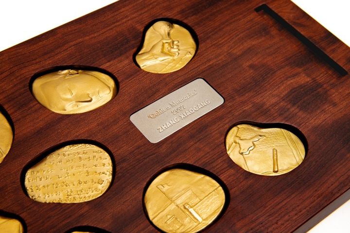 열매컴퍼니 5호 미술품 투자계약증권의 기초자산인 중국 장샤오강 작가의 '골든 메모리즈(Golden Memories)'. (사진=열매컴퍼니 제공) *재판매 및 DB 금지