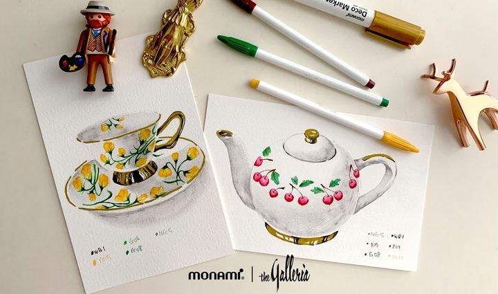 [서울=뉴시스] 모나미가 갤러리아 백화점과 협업해 여는 '가을학기 문화센터 드로잉 원데이 클래스' (사진=모나미 제공) 2025.07.26. photo@newsis.com *재판매 및 DB 금지