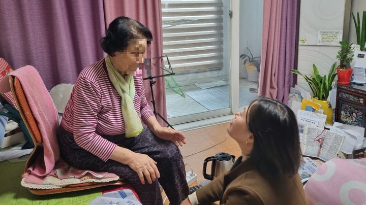 안부 살핌 돌봄(사진=익산시 제공) *재판매 및 DB 금지