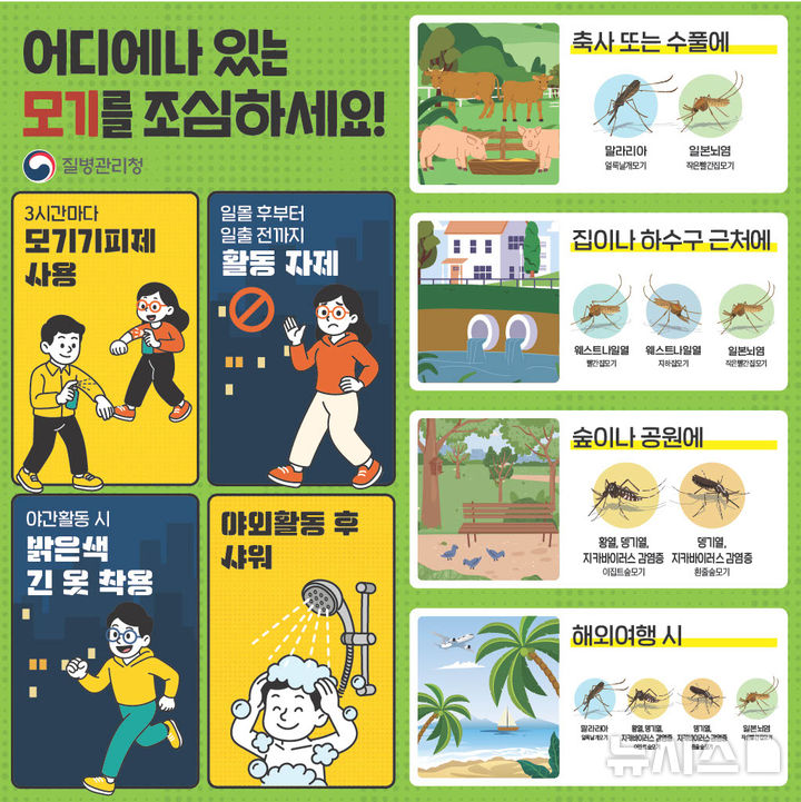 [광주=뉴시스] 광주시 모기매개 감염병 예방 홍보물. (사진=광주시청 제공). photo@newsis.com *재판매 및 DB 금지