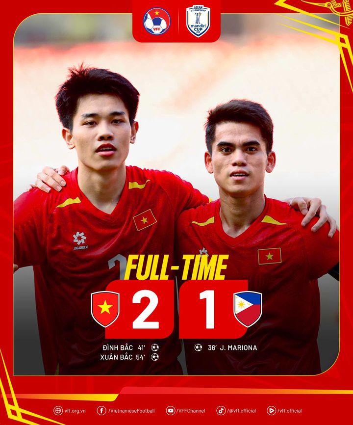 [서울=뉴시스]김상식호 베트남 U-23 축구대표팀, 아세안챔피언십 결승행. (사진=베트남축구협회 소셜미디어 캡처)