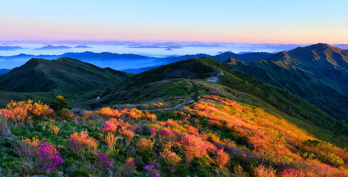 [구례=뉴시스] 노고단에서 바라본 지리산 전경. photo@newsis.com *재판매 및 DB 금지