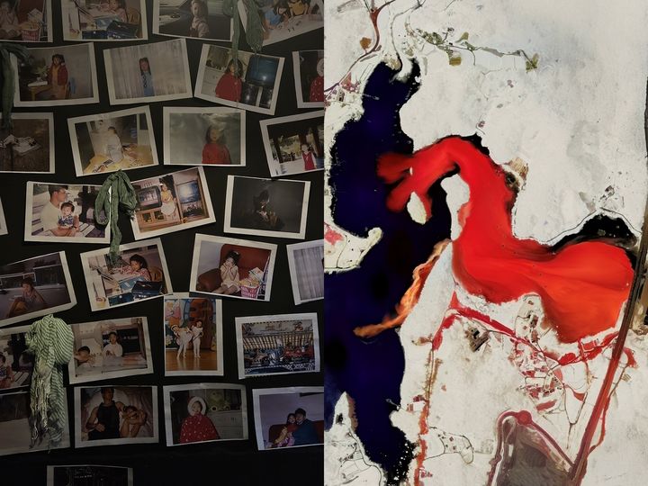 [대구=뉴시스] 난분분 김보미, Installation with 6 Sound work(왼쪽), 젊은사진가협회 고투 김희찬, 보이지만 보이지 않는 것. (사진=행복북구문화재단 제공) 2025.07.26. photo@newsis.com *재판매 및 DB 금지