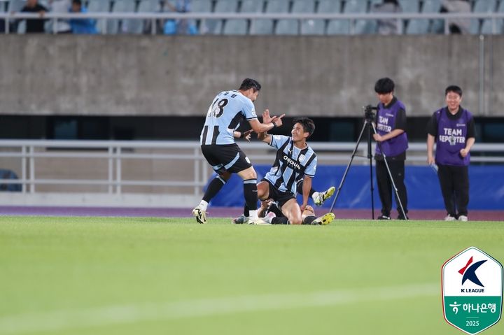 [서울=뉴시스] 프로축구 K리그2 천안시티FC의 이상준. (사진=한국프로축구연맹 제공)