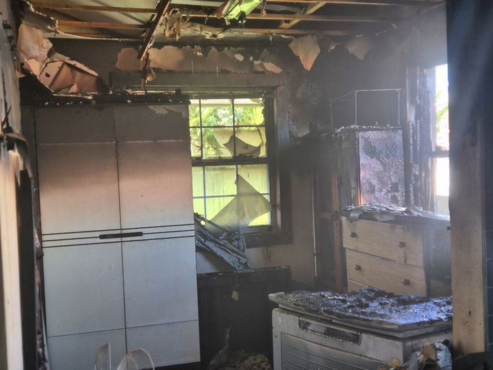 [부여=뉴시스] 지난 27일 오후 3시19분께 충남 부여군 석성면 석성리의 한 단독주택에서 불이 나 주방 등 일부가 탔다. (사진=부여소방서 제공) 2025,07.28. photo@newsis.com *재판매 및 DB 금지