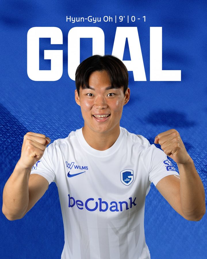 [서울=뉴시스]축구 국가대표 오현규, 새 시즌 개막전서 득점포. (사진=헹크 소셜미디어 캡처) 2025.07.28. photo@newsis.com *재판매 및 DB 금지