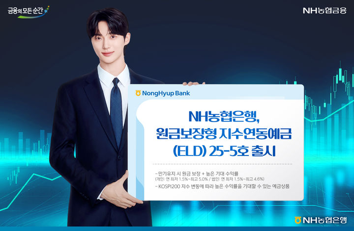 NH농협은행, 최고 5% 원금보장형 지수연동예금 출시