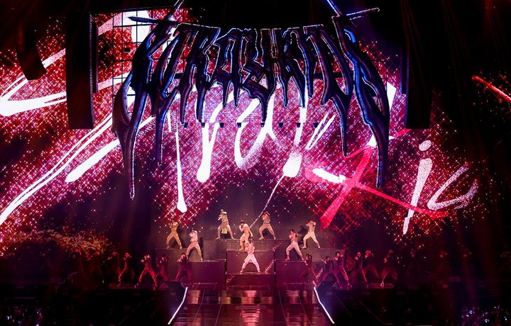 [서울=뉴시스] 스트레이 키즈 월드투어 dominATE_서울 KSPO DOME 공연. (사진 = JYP엔터테인먼트 제공) 2025.07.28. photo@newsis.com *재판매 및 DB 금지