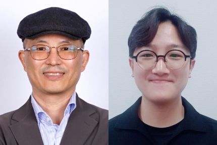 [대구=뉴시스](좌측부터) DGIST 전기전자컴퓨터공학과 장진호 교수, 강성우 박사과정생.(사진= DGIST 제공) photo@newsis.com *재판매 및 DB 금지