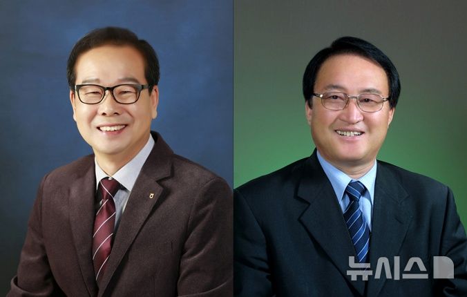 [증평=뉴시스] 증평군민대상 수상자 배종록(왼쪽)씨와 김장응씨 (사진= 증평군 제공) 2025.07.28. photo@newsis.com *재판매 및 DB 금지