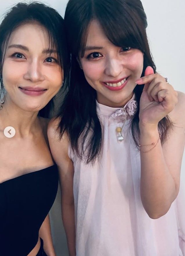 [서울=뉴시스] 하지원, 후지이 미나. (사진=하지원 인스타그램 캡처) 2025.07.28. photo@newsis.com *재판매 및 DB 금지