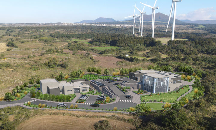 [제주=뉴시스] 제주시 애월읍 어음2리에 조성하는 '반려동물 복지문화센터' 조감도. (사진=제주도 제공) photo@newsis.com *재판매 및 DB 금지