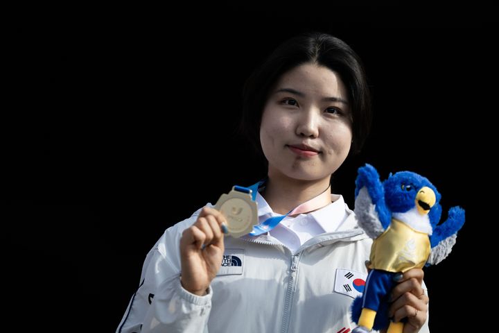 [서울=뉴시스] 양궁 리커브 남수현. (사진=대한양궁협회 제공) *재판매 및 DB 금지