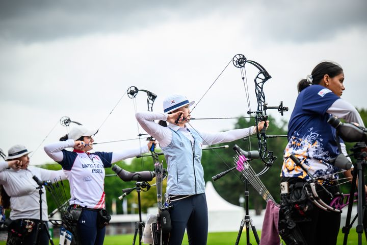 [서울=뉴시스] 양궁 컴파운드 문예은. (사진=대한양궁협회 제공) *재판매 및 DB 금지