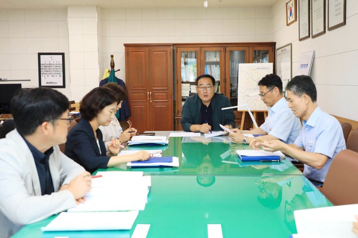 [함양=뉴시스] 함양군 합동평가 성과향상 대책 보고회 개최 (사진=함양군 제공) 2025. 07. 28. photo@newsis.com *재판매 및 DB 금지