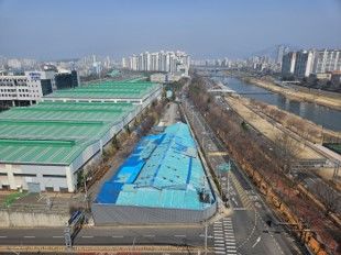 [서울=뉴시스] 삼천리 연탄공장 부지 현황. 2025.07.28. (사진=동대문구 제공) *재판매 및 DB 금지