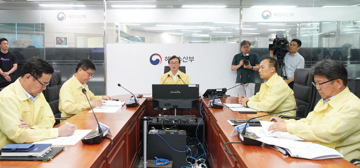 전재수 해수부 장관, 해양수산 분야 재난안전 관리 점검 회의 주재